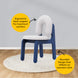 thumbnail Boomerang Blue Cushioned Chair 3