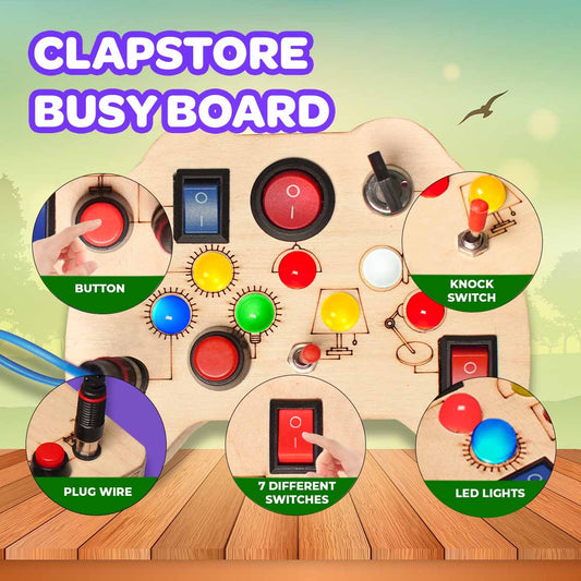 Tinker Pad Montessori Busy Board by ClapStore