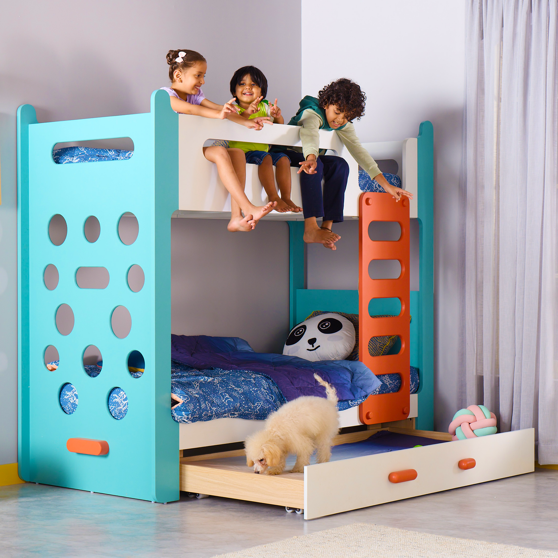 media_gallary Climbr Bunk Bed with 2 Mattresses 4