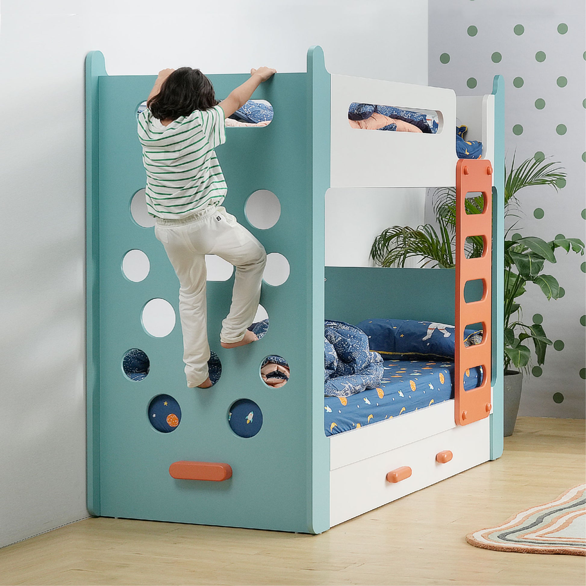 media_gallary Climbr Bunk Bed with 2 Mattresses 6