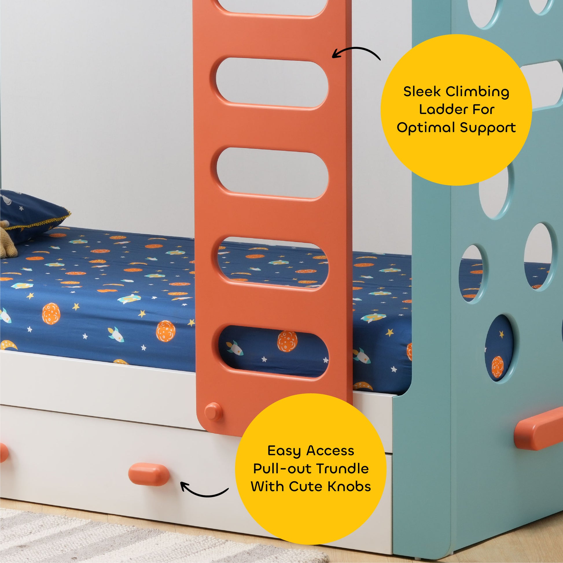 media_gallary Climbr Bunk Bed with 2 Mattresses 7
