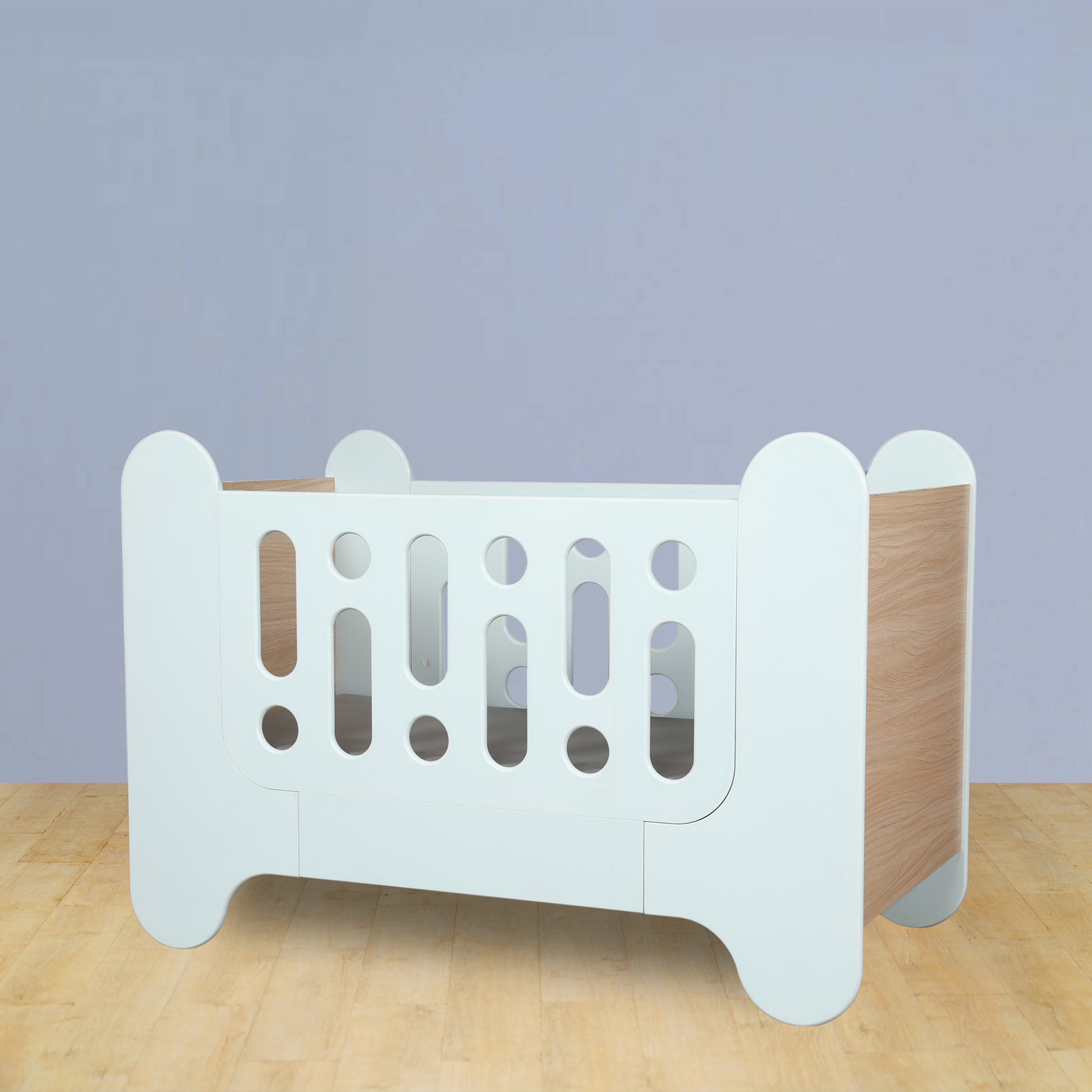 media_gallary Snuggles - Height Adjustable Crib & Cot Bed with Mattress 2