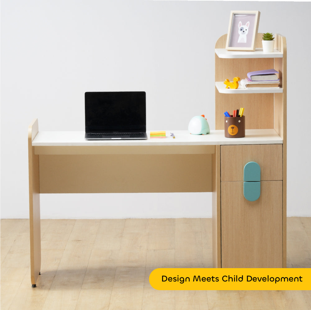 media_gallary Infinity Study Desk & Jigsaw Green 2