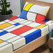 thumbnail Mondrian’s Mosaic Single Bedsheet 2