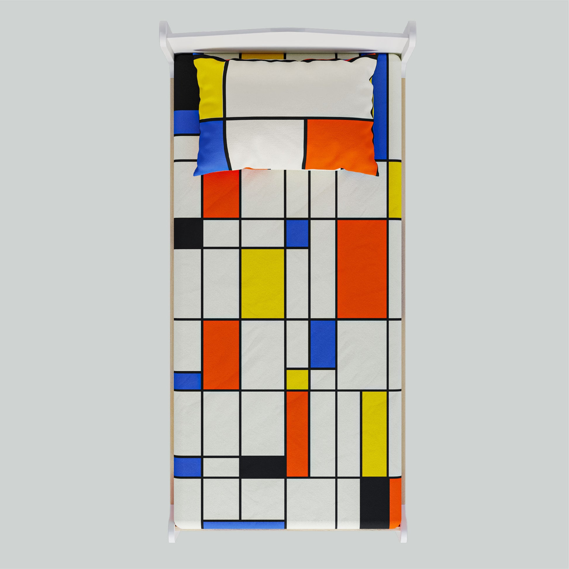 media_gallary Mondrian’s Mosaic Single Bedsheet 4