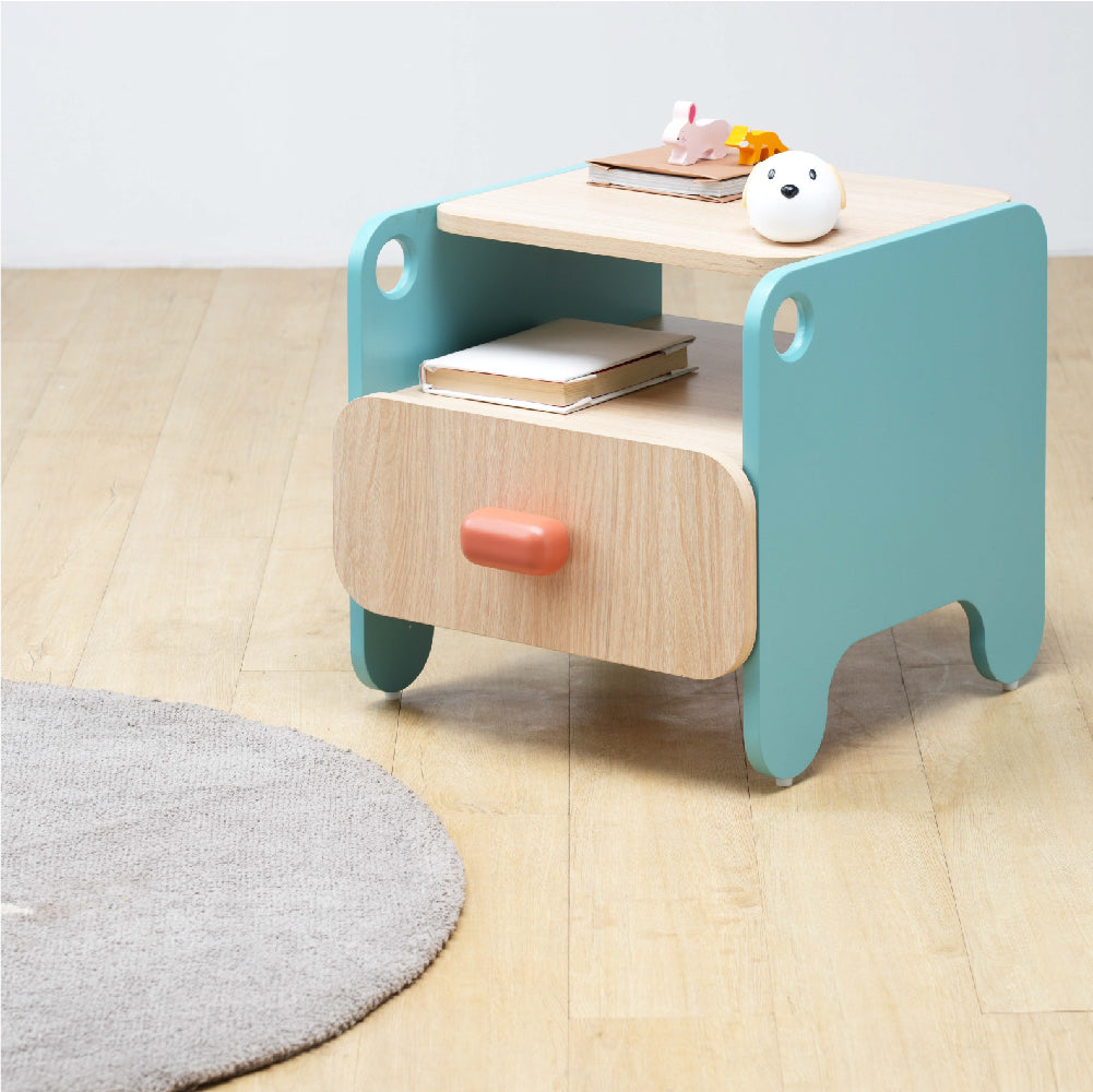 media_gallary Boop Bedside Table - Teal 1