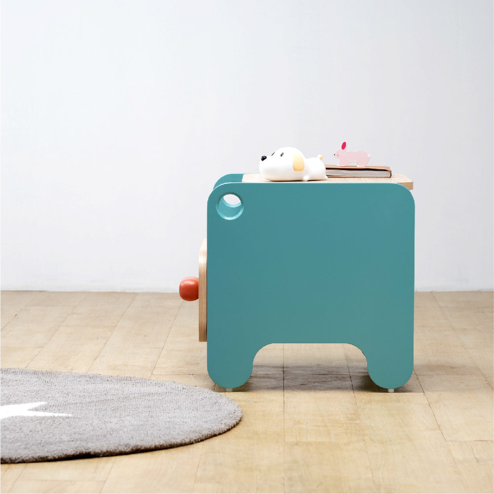 media_gallary Boop Bedside Table - Teal 4