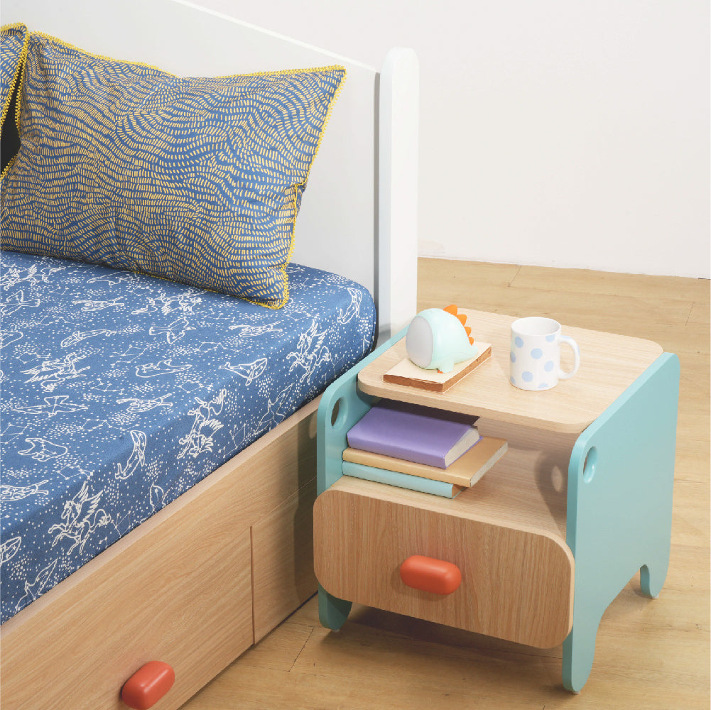 media_gallary Boop Bedside Table - Teal 6