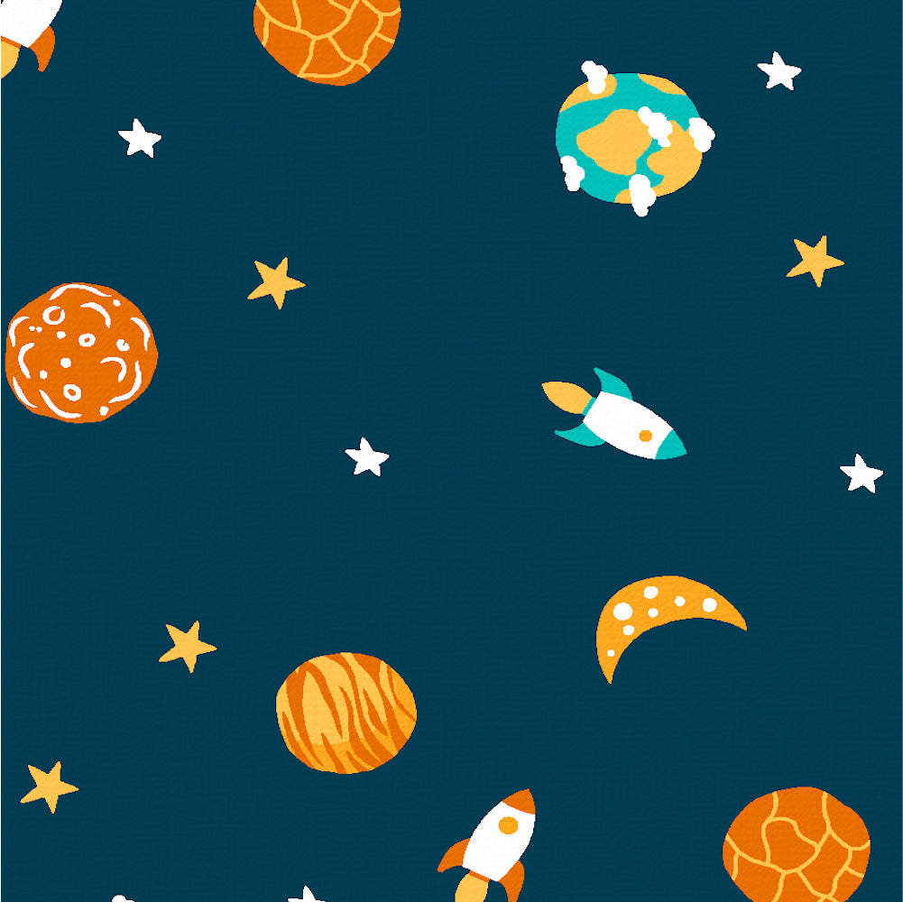 media_gallary Astronuts Fitted Bedsheet, Single Size 4