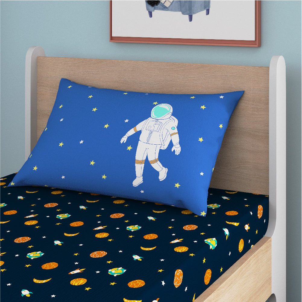 media_gallary Astronuts Fitted Bedsheet, Single Size 3