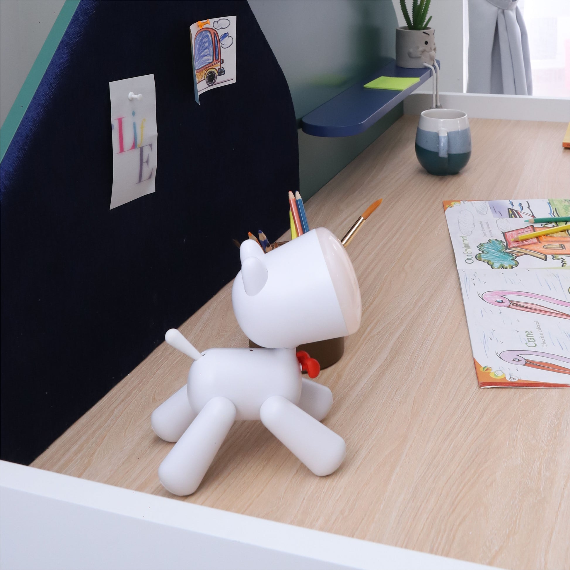 media_gallary Rechargeable Study Table Lamp for kids - woof woof 5